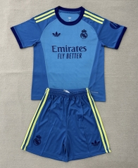 26-27 Real Madrid Lake Blue Goalkeeper Soccer Uniform-AY 26-27 Real Madrid Lake Blue Goalkeeper Soccer Uniform-AY