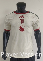 Player Version 26-27 Manchester United 2nd Away Beige Soccer Jersey-0871 Player Version 26-27 Manchester United 2nd Away Beige Soccer Jersey-0871
