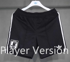 Player Version (S-3XL) 26-27 Japan Away Black Thailand Soccer Shorts-4563
