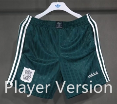 (S-3XL) Retro Version 95-96 Liverpool Green Thailand Soccer Shorts-4563