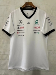 (S-5XL) 2026 F1 Mercedes-Benz White Racing Suit (S-5XL) 2026 F1 Mercedes-Benz White Racing Suit