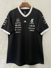(S-5XL) 2026 F1 Mercedes-Benz Black Racing Suit (S-5XL) 2026 F1 Mercedes-Benz Black Racing Suit