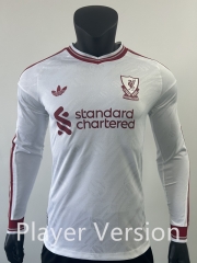 Player Version 26-27 Liverpool Away White LS Thailand Soccer Jersey AAA-0871