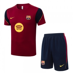 26-27 Barcelona Red Short-Sleeve Thailand Soccer Tracksuit-815 26-27 Barcelona Red Short-Sleeve Thailand Soccer Tracksuit-815
