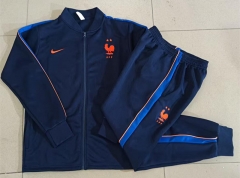 26-27 France Royal Blue Thailand Soccer Jacket Uniform-815 26-27 France Royal Blue Thailand Soccer Jacket Uniform-815