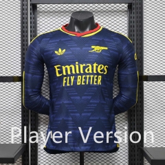 (S-3XL) Player Version 26-27 Arsenal Away Royal Blue Thailand Soccer LS Jersey AAA-888 (S-3XL) Player Version 26-27 Arsenal Away Royal Blue Thailand Soccer LS Jersey AAA-888