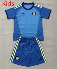 26-27 Leeds United Goalkeeper Blue Kids/Youth Soccer Uniform-AY 26-27 Leeds United Goalkeeper Blue Kids/Youth Soccer Uniform-AY