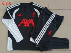 26-27 Liverpool Black Thailand Soccer Tracksuit Uniform-815 26-27 Liverpool Black Thailand Soccer Tracksuit Uniform-815