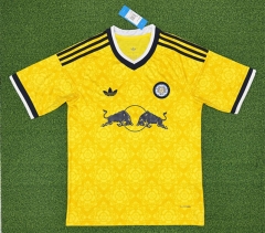 (S-4XL) 26-27 Leeds United Away Yellow Thailand Soccer Jersey AAA-403 (S-4XL) 26-27 Leeds United Away Yellow Thailand Soccer Jersey AAA-403