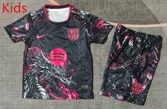26-27 Barcelona Special Version Pink Dragon Kids/Youth Soccer Uniform-9484 26-27 Barcelona Special Version Pink Dragon Kids/Youth Soccer Uniform-9484