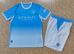 26-27 Manchester City Home Blue Thailand Soccer Uniform-718 26-27 Manchester City Home Blue Thailand Soccer Uniform-718