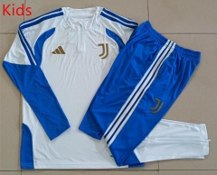 26-27 Juventus White Kids/Youth Soccer Tracksuit-815 26-27 Juventus White Kids/Youth Soccer Tracksuit-815