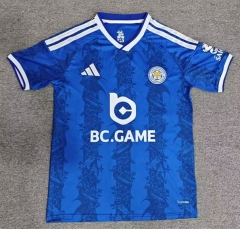 (S-4XL) 26-27 Leicester City Home Blue Thailand Soccer Jersey AAA-8025 (S-4XL) 26-27 Leicester City Home Blue Thailand Soccer Jersey AAA-8025