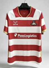(S-4XL) 26-27 Doncaster Rovers Red&White Thailand Soccer Jersey AAA-2315 (S-4XL) 26-27 Doncaster Rovers Red&White Thailand Soccer Jersey AAA-2315
