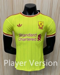 Player Version 26-27 Liverpool Fluorescent Green Thailand Soccer Jersey AAA-5931 Player Version 26-27 Liverpool Fluorescent Green Thailand Soccer Jersey AAA-5931