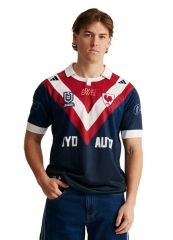 (S-7XL)2026 Roosters Royal Blue Thailand Rugby Shirt (S-7XL)2026 Roosters Royal Blue Thailand Rugby Shirt