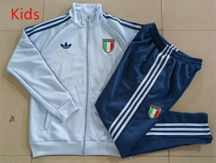 26-27 Italy Light Blue Kids/Youth Soccer Jacket Uniform-815 26-27 Italy Light Blue Kids/Youth Soccer Jacket Uniform-815
