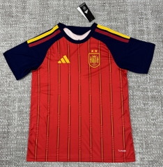 26-27 Spain Home Red Thailand Soccer Jersey (2 Star)-4506 26-27 Spain Home Red Thailand Soccer Jersey (2 Star)-4506