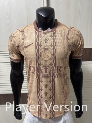 26-27 Player Special Version PSG Khaki Thailand Training Soccer Jersey-4691 26-27 Player Special Version PSG Khaki Thailand Training Soccer Jersey-4691