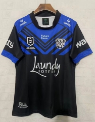 (S-7XL) 2026 NRL BullDogs Blue&Black Thailand Rugby Shirt (S-7XL) 2026 NRL BullDogs Blue&Black Thailand Rugby Shirt