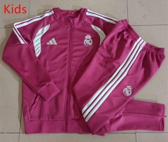 26-27 Real Madrid Pink Kids/Youth Soccer Jacket Uniform-815 26-27 Real Madrid Pink Kids/Youth Soccer Jacket Uniform-815
