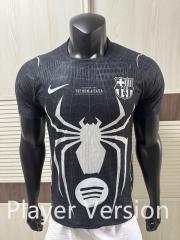 Player Spider Man Version 26-27 Barcelona Black Thailand Soccer Jersey AAA-4691 Player Spider Man Version 26-27 Barcelona Black Thailand Soccer Jersey AAA-4691