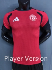 (S-3XL)26-27 Player Version Manchester United White Thailand Training Jersey AAA-9926 (S-3XL)26-27 Player Version Manchester United White Thailand Training Jersey AAA-9926