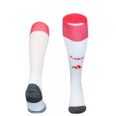 26-27 Ajax Home White Soccer Socks-4539 26-27 Ajax Home White Soccer Socks-4539