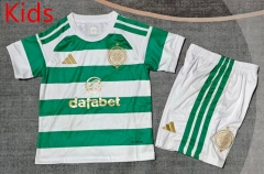 26-27 Celtic Home White&Geen Kids/Youth Soccer Uniform-9484 26-27 Celtic Home White&Geen Kids/Youth Soccer Uniform-9484