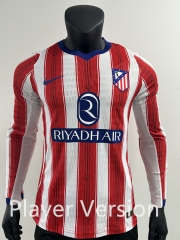 Player Version 26-27 Atletico Madrid Home Red&White LS Thailand Soccer Jersey AAA-0871 Player Version 26-27 Atletico Madrid Home Red&White LS Thailand Soccer Jersey AAA-0871