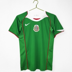 Retro Version 2004 Mexico Home Green Thailand Soccer Jersey AAA-C1046 Retro Version 2004 Mexico Home Green Thailand Soccer Jersey AAA-C1046