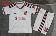 26-27 Liverpool Away White Kids/Youth Soccer Uniform-9484 26-27 Liverpool Away White Kids/Youth Soccer Uniform-9484