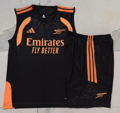 26-27 Arsenal Black Vest Thailand Soccer Tracksuit-815 26-27 Arsenal Black Vest Thailand Soccer Tracksuit-815