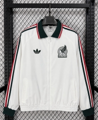 26 World Cup Mexico White Casual TrainingTrench Coat-1020 26 World Cup Mexico White Casual TrainingTrench Coat-1020