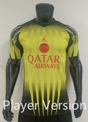 Player Special Version 26-27 PSG Yellow Thailand Soccer Jersey AAA-0871 Player Special Version 26-27 PSG Yellow Thailand Soccer Jersey AAA-0871
