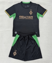 26-27 Borussia Mönchengladbach Away Black Soccer Uniform-AY 26-27 Borussia Mönchengladbach Away Black Soccer Uniform-AY