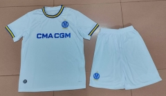 26-27 Olympique de Marseille Home White Soccer Uniform-718 26-27 Olympique de Marseille Home White Soccer Uniform-718