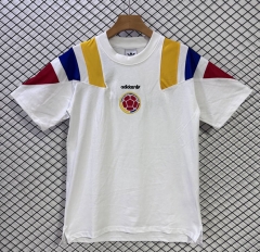 2026 Colombia White Cotton T-shirt-9633 2026 Colombia White Cotton T-shirt-9633