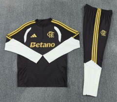 26-27 Flamengo Black Thailand Soccer Tracksuit-4627 26-27 Flamengo Black Thailand Soccer Tracksuit-4627