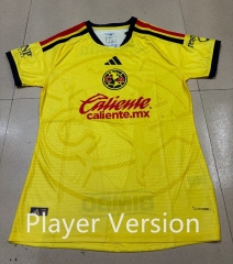 26-27 Player Version Club America Home Yellow Women Soccer Jersey AAA-5492 26-27 Player Version Club America Home Yellow Women Soccer Jersey AAA-5492