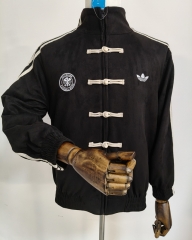 26-27 Germany Black Tang suit Style Trench Coat-0225 26-27 Germany Black Tang suit Style Trench Coat-0225
