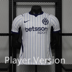 (S-3XL)26-27 Player Version Inter Milan Away White Thailand Soccer Jersey AAA-888 (S-3XL)26-27 Player Version Inter Milan Away White Thailand Soccer Jersey AAA-888