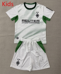 26-27 Borussia Mönchengladbach Home White Kids/Youth Soccer Uniform-AY 26-27 Borussia Mönchengladbach Home White Kids/Youth Soccer Uniform-AY