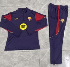 26-27 Barcelona Purple Thailand Soccer Tracksuit-0199 26-27 Barcelona Purple Thailand Soccer Tracksuit-0199