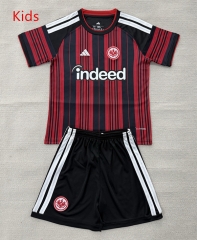 26-27 Eintracht Frankfurt Home Black&Red Kid/Youth Soccer Uniform-AY 26-27 Eintracht Frankfurt Home Black&Red Kid/Youth Soccer Uniform-AY