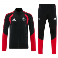 26-27 Manchester United Black Thailand Soccer Jacket Uniform-4627 26-27 Manchester United Black Thailand Soccer Jacket Uniform-4627