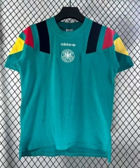 26-27 Germany Green Cotton T-Shirt-9633 26-27 Germany Green Cotton T-Shirt-9633