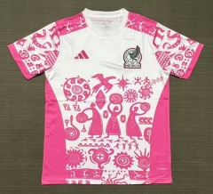 26-27 Mexico Special Version Pink Thailand Soccer Jersey AAA-9755 26-27 Mexico Special Version Pink Thailand Soccer Jersey AAA-9755
