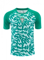 26-27 Portugal Red&Green Thailand Training Soccer Uniform-418 26-27 Portugal Red&Green Thailand Training Soccer Uniform-418