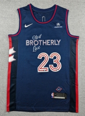 2023 City Edition Philadelphia 76ers #23 Dark Blue NBA Jersey-1380 2023 City Edition Philadelphia 76ers #23 Dark Blue NBA Jersey-1380